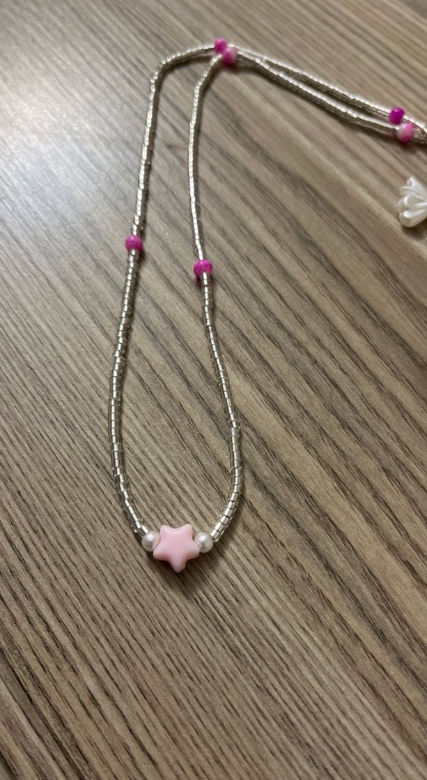 Pembe Boncuklu Çocuk Kulaklık Zinciri
Gözlük ipi - Görsel 4