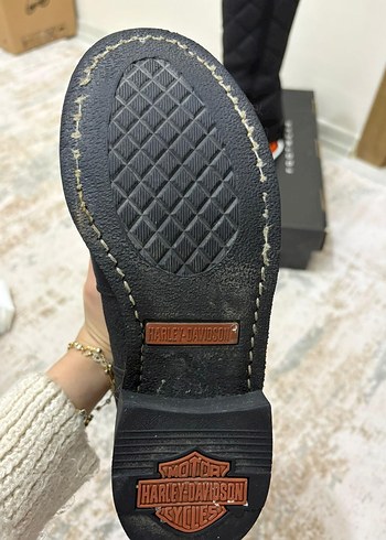 Kadın Siyah Deri Biker Çizme Yüksek Topuklu - Görsel 2