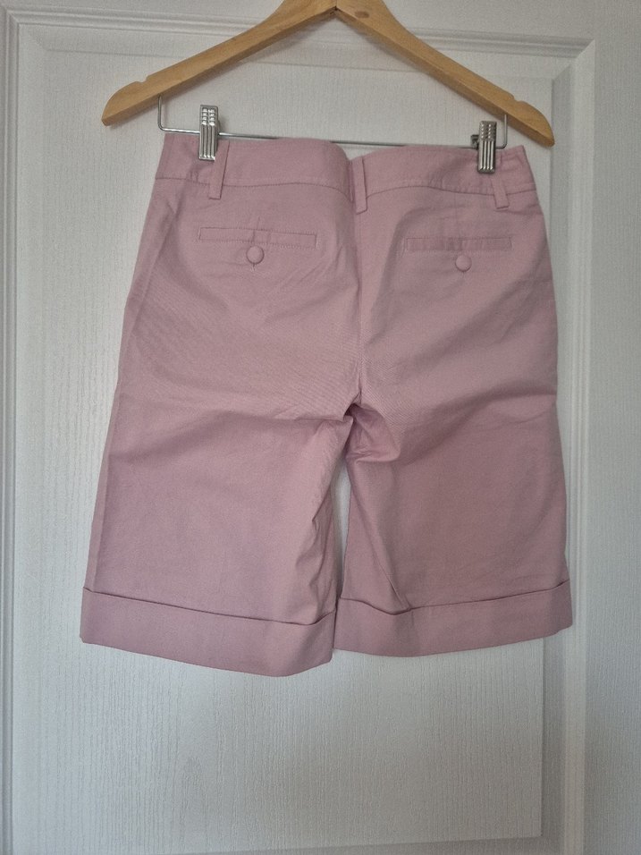 Kadın Pembe Mini Bermuda Şort - Görsel 2