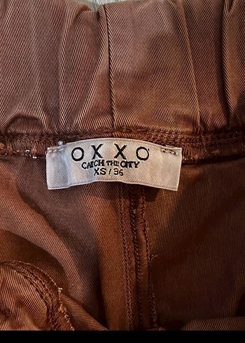 Oxxo Kahverengi Kadın Kemerli Pantolon - Görsel 3