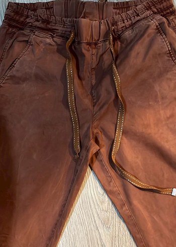 Oxxo Kahverengi Kadın Kemerli Pantolon - Görsel 2