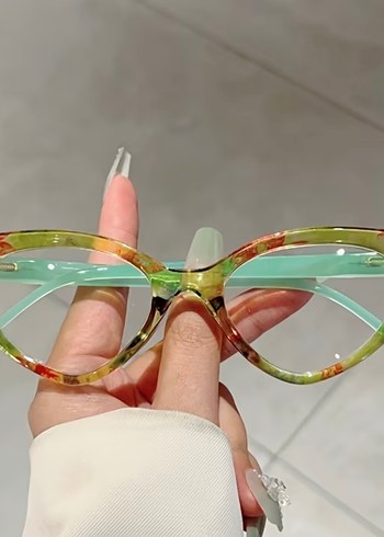 Şeffaf Çok Renkli Kadın Gözlüğü - Görsel 2