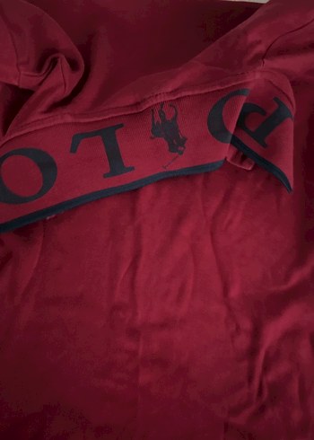 Düğmeli Bordo Polo Tişört - Görsel 2