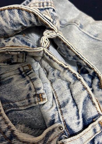 Gri Bol Kesim Kadın Jean Pantolon - Görsel 4