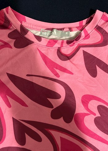 Pembe Bağlamalı Halter Yaka Crop - Görsel 2