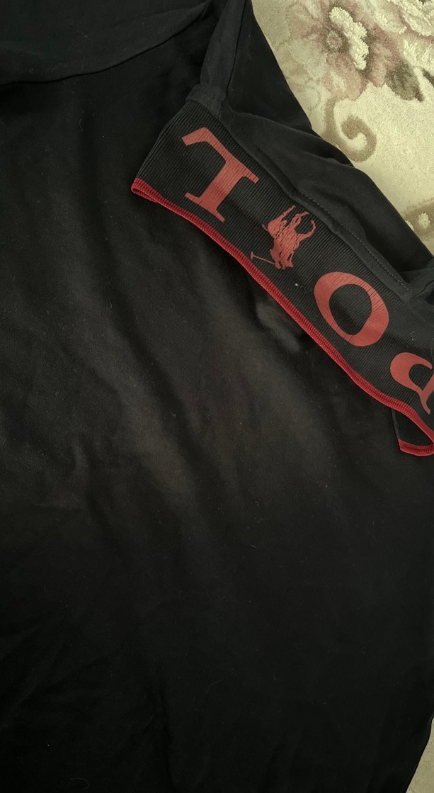 Düğmeli Siyah Polo Yaka Erkek Tişört - Görsel 3