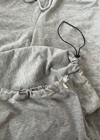 Gri Rahat Kesim Kadın Eşofman Altı - Görsel 2