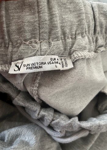 Gri Rahat Kesim Kadın Eşofman Altı - Görsel 4