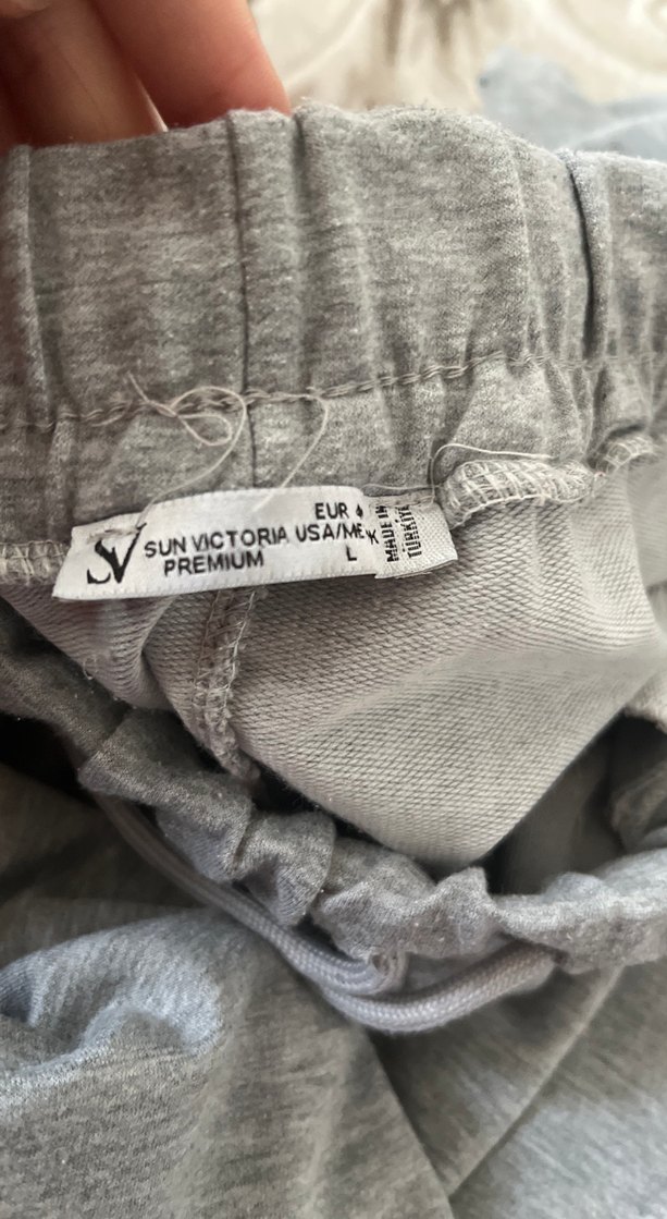 Gri Rahat Kesim Kadın Eşofman Altı - Görsel 4