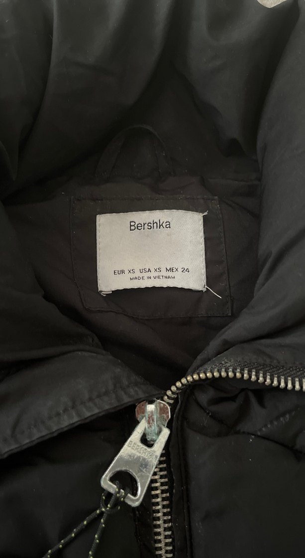 Siyah Fermuarlı Kadın Midi Kaban - Görsel 3