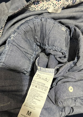 Düğmeli açık lacivert elbise - Görsel 4