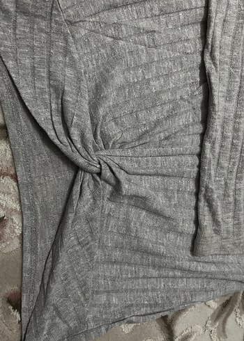 Gri Triko Kadın Kazak - Görsel 2