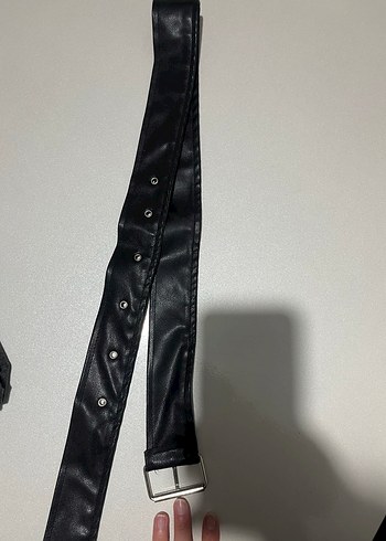 Siyah Kadın Deri Biker Ceket - Görsel 10