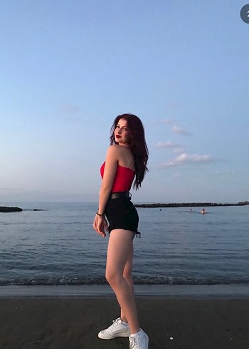 Düğmeli Siyah Kısa Kot Şort - Görsel 6