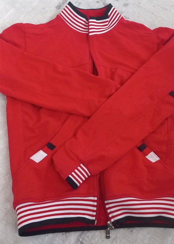 Kırmızı Fermuarlı Erkek Çocuk esofman ustu - Görsel 3