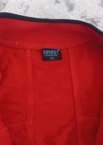 Kırmızı Fermuarlı Erkek Çocuk esofman ustu - Görsel 2