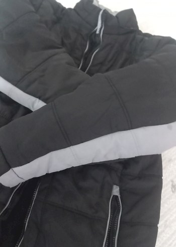 Erkek Siyah Fermuarlı Midi Streetwear Yağmurluk - Görsel 8