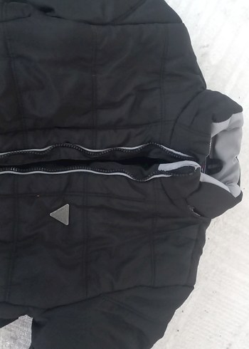 Erkek Siyah Fermuarlı Midi Streetwear Yağmurluk - Görsel 4