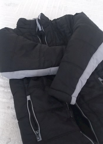 Erkek Siyah Fermuarlı Midi Streetwear Yağmurluk - Görsel 7