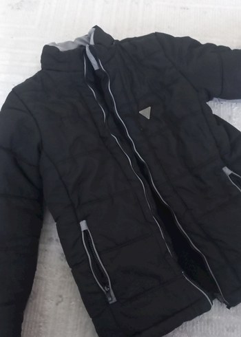 Erkek Siyah Fermuarlı Midi Streetwear Yağmurluk - Görsel 3