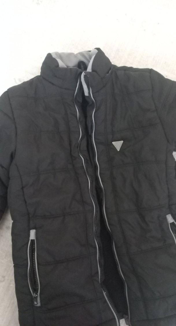 Erkek Siyah Fermuarlı Midi Streetwear Yağmurluk - Görsel 5