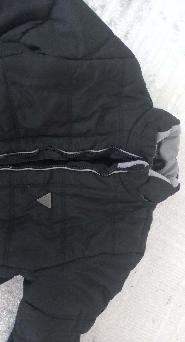 Erkek Siyah Fermuarlı Midi Streetwear Yağmurluk - Görsel 4