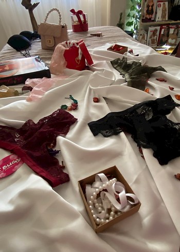 Bohem Nakışlı Mini Kadın Külot Seti - Görsel 3