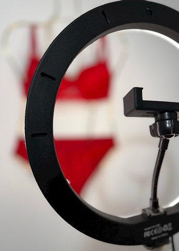 Kırmızı sütyen takımı sıfır ürün - Görsel 3