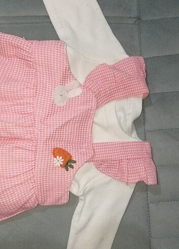 6 Ay Beden Kız bebek tulum