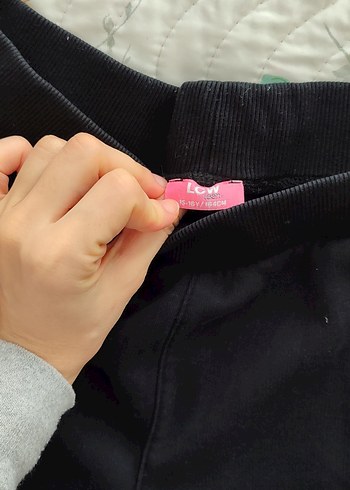 Siyah kadın-gemc Streetwear Bol Kesim eşofman - Görsel 2