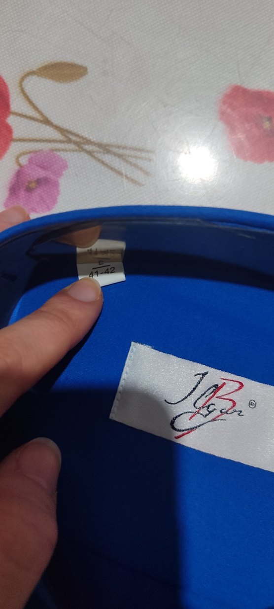 Mavi uzun Kollu Erkek Gömlek - Görsel 2