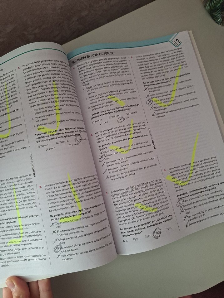 Anlamlı Paragraf Soru Bankası - Görsel 2