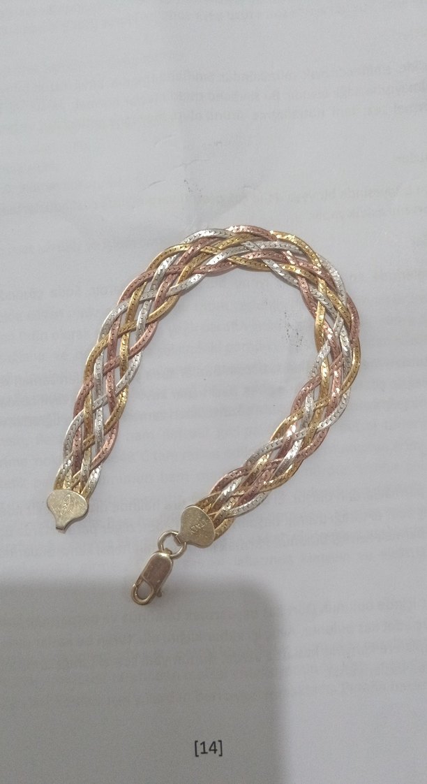 Yılan Desenli Parlak Gümüş Bileklik - Görsel 2