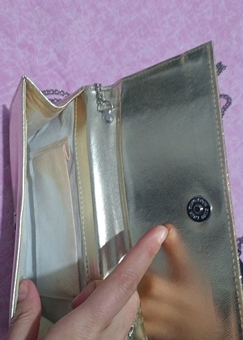 Zincir Detaylı Yılan Desenli Kadın Deri Çanta - Görsel 2