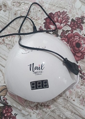 Beyaz Nail Master Tırnak Kurutucu ve Ayak pedalı - Görsel 3