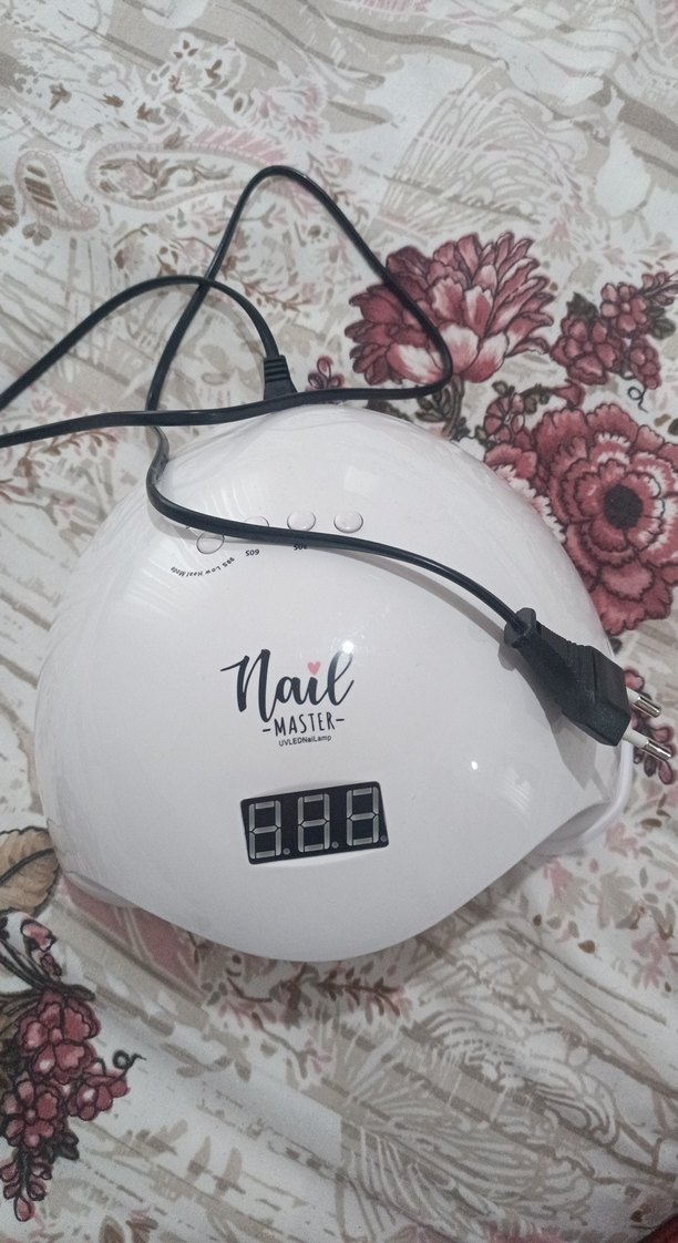 Beyaz Nail Master Tırnak Kurutucu ve Ayak pedalı - Görsel 3