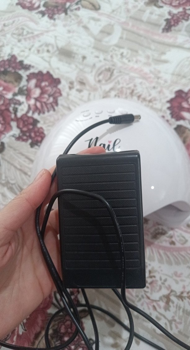 Beyaz Nail Master Tırnak Kurutucu ve Ayak pedalı - Görsel 2