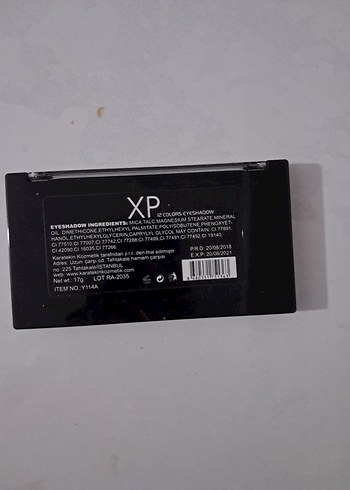XP Diamonds 12 Renk Göz Farı Paleti - Görsel 3