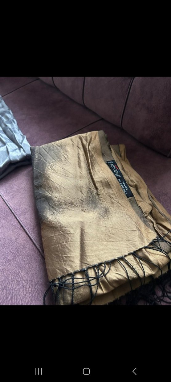 Kahverengi  Desenli sal - Görsel 2