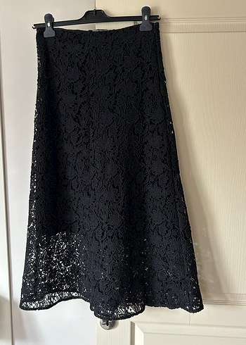 Zara Dantelli Etek - Görsel 5