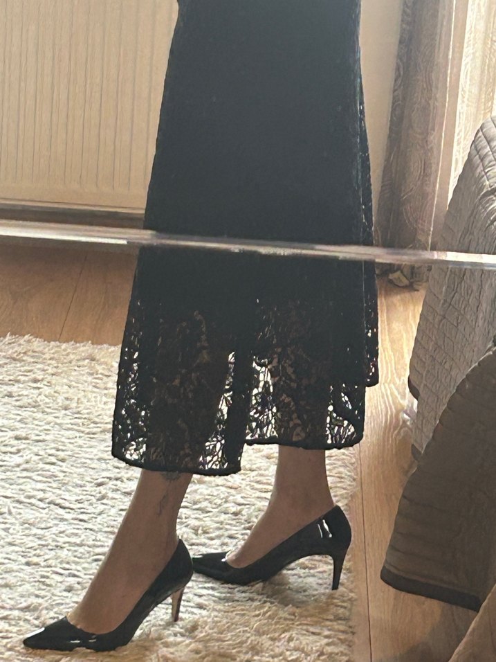 Zara Dantelli Etek - Görsel 3