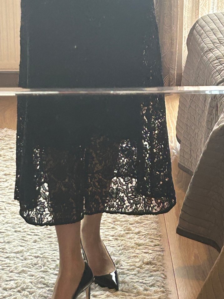 Zara Dantelli Etek - Görsel 2