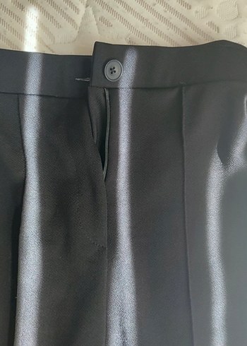 Kadın Siyah palazzo pantolon - Görsel 2