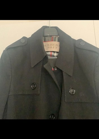 Siyah Düğmeli Erkek Midi Kaban - Görsel 2