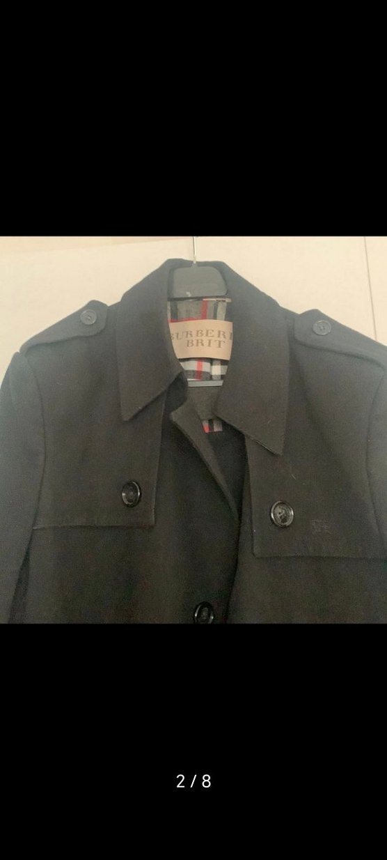 Siyah Düğmeli Erkek Midi Kaban - Görsel 2