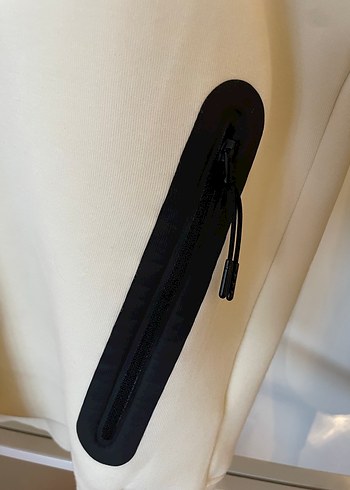 Bej rengi erkek nike tech üstü small beden - Görsel 4