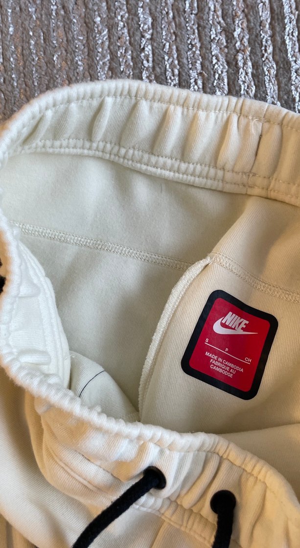 Nike tech eşofman altı bej rengi erkek small beden - Görsel 3