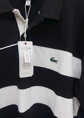 Lacoste Siyah Uzun Kollu Polo Tişört - Görsel 3