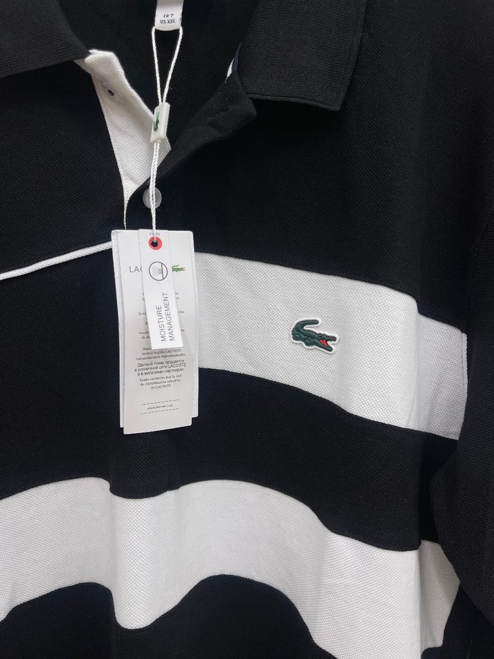 Lacoste Siyah Uzun Kollu Polo Tişört - Görsel 3