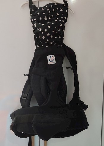 Yıldız Desenli Siyah Bebek Taşıyıcı - Görsel 5
